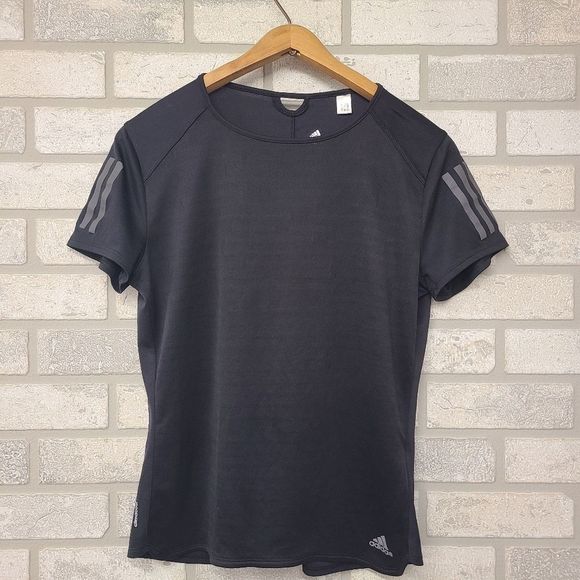 adidas Tops - Adidas Climacool Black Short Sleeve Tshirt Size Medium
